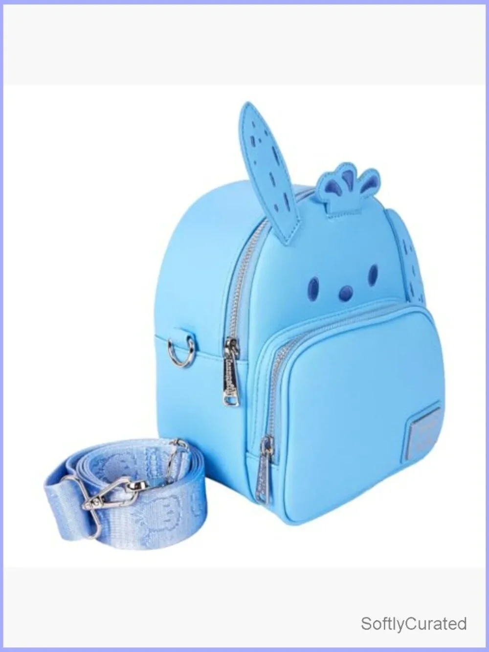 Convertible Mini Backpack Crossbody Adjustable Straps Faux Leather